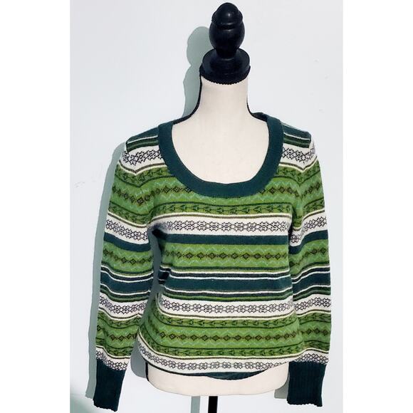 Holiday Old Navy Fair Isle Sweater Size Large Cozy Christmas Cabincore Bohemian - Picture 4 of 8